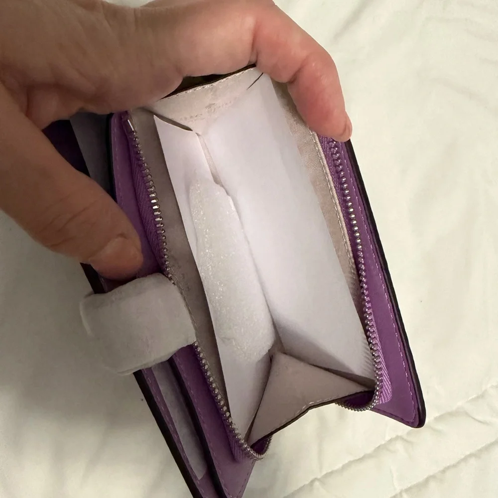 Kate Spade Lilac Leather Wallet - Picture 4 of 6